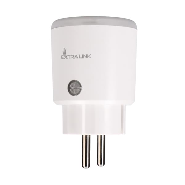 Smart plug med Zigbee, energimåling og stemmestyring, 16A, kompatibel med HomeKit og Tuya
