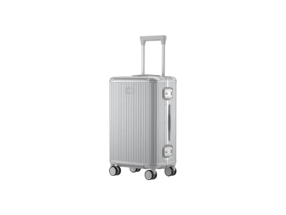 Xiaomi - Spinner 24" - Hård sida - 6000-seriens aluminiumlegeringsram, polykarbonatskal, skyddshörn av zinklegering - Silver