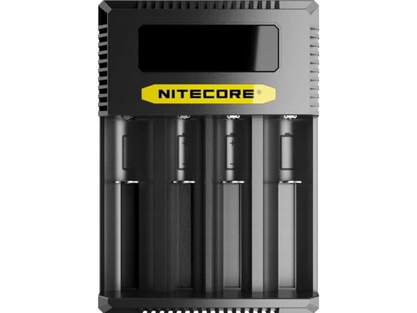 Nitecore Ci4, Lithium-Ion (Li-Ion), Nikkel-kadmium (NiCd), Nikkelmetallhydrid (NiMH), Kortslutning, AA, AAA, AAAA, C, D Sort, Gult