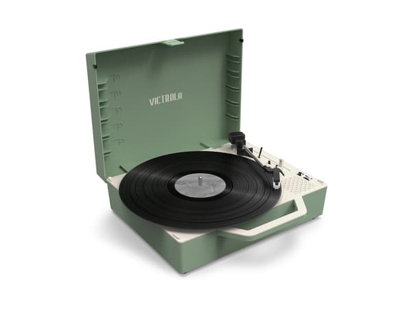 Victrola Re-Spin, Beltedrevet platespiller, Grønn, 45 RPM, Rotasjon, Strak tonearm, 4 O