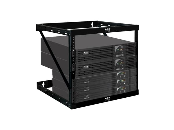 Eaton Tripp Lite Series 12U Wall Mount Open Frame Rack Cabinet Wallmount Heavy Duty - Rack åpen ramme - 2-stangs - veggmonterbar - svart - 12U - 19"