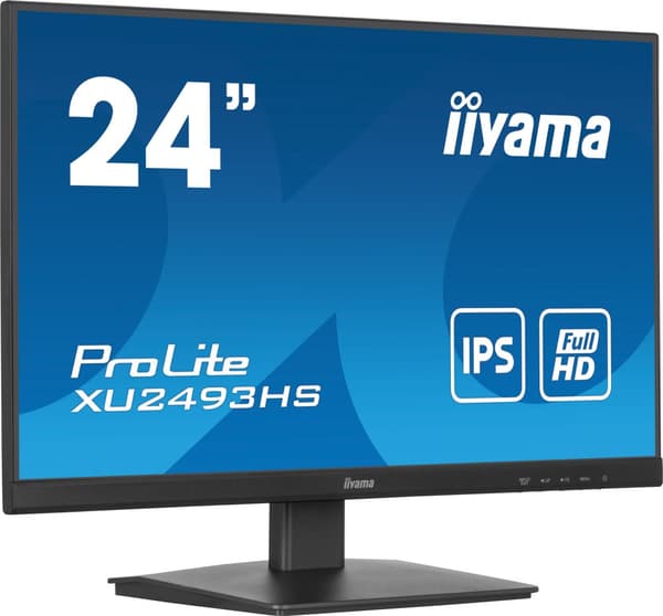 iiyama ProLite XU2493HS-B6 platta pc-skärmar 60,5 cm (23.8") 1920 x 1080 pixlar Full HD LED Svart