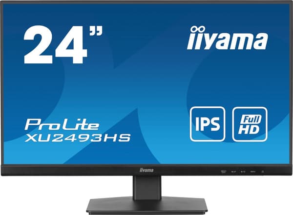 iiyama ProLite XU2493HS-B6 platta pc-skärmar 60,5 cm (23.8") 1920 x 1080 pixlar Full HD LED Svart