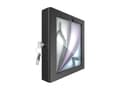 Miniatyrbilde 3 av 5: Compulocks iPad Air M2 & M3 11", Apex Enclosure Swing Wall Mount - Black - Monteringssett (svingarm, hus) - synlige foran/bak kamera og sensorer - fo
