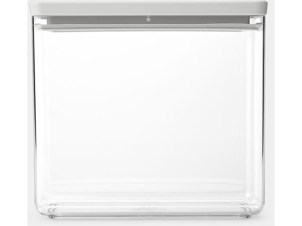 Brabantia Tasty+, Beholder, Rektangulær, 3,5 l, Lysegrå, Gjennomsiktig, Plast, 220 mm