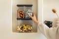 Miniatyrbild 3 av 4: Brabantia Tasty+, Burk, Rektangulär, 6,7 l, Grå, Transparent, Plast, 201 mm