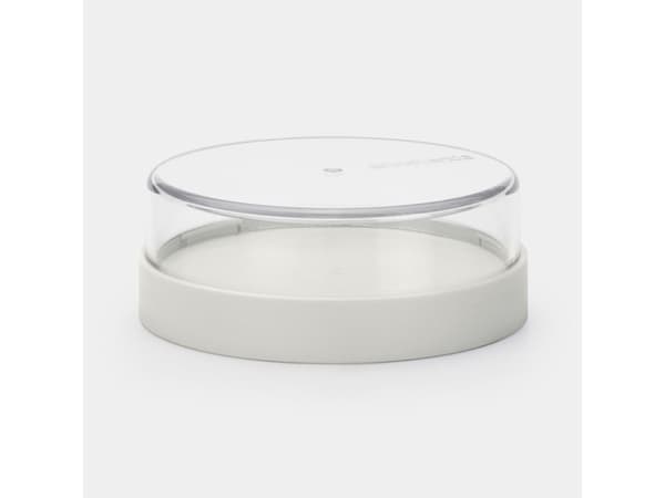 Brabantia Make & Take, Lunchlåda, Vuxen, Ljusgrå, Plast, Monokromatiskt, Rund