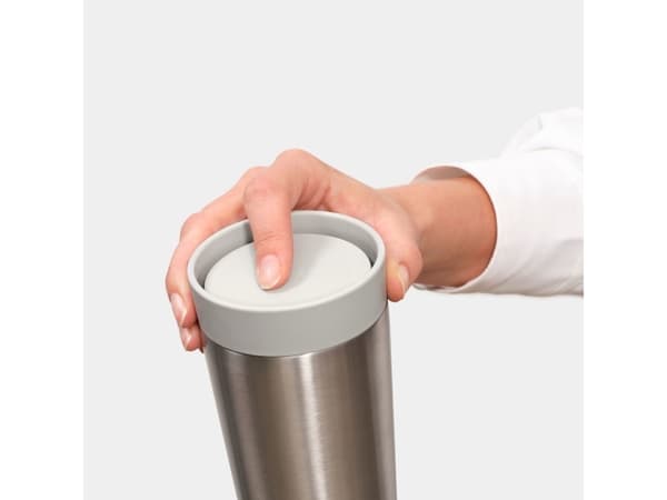 Brabantia Make & Take, Harmaa, Ruostumaton teräs, Ruostumaton teräs, Kiina, 360 ml, 81 mm, 81 mm
