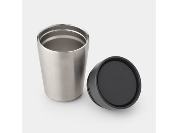 Brabantia Make & Take, Harmaa, Ruostumaton teräs, Ruostumaton teräs, Kiina, 360 ml, 81 mm, 81 mm