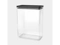 Miniatyrbild 2 av 3: Brabantia 229985, Container, Rektangulär, 5,4 l, Grå, Transparent, Plast, 220 mm