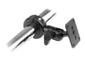 Miniatyrbilde 3 av 5: Brodit - Monteringssett (rørmontering, monteringsplate med 4 mm AMPS-hull) - robust - aluminium - svart