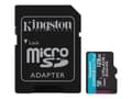 Miniatyrbild 1 av 5: Kingston Technology Canvas Go! Plus, 128 GB, MicroSD, Klass 10, UHS-I, 200 MB/s, Class 3 (U3)