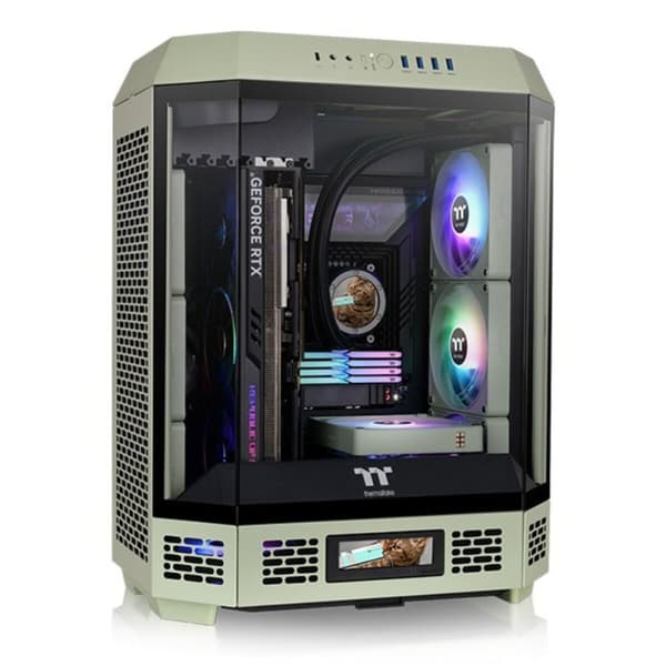 ATX Semi-tårn kasse THERMALTAKE CA-1Z1-00MEWN-00 Lysegrøn