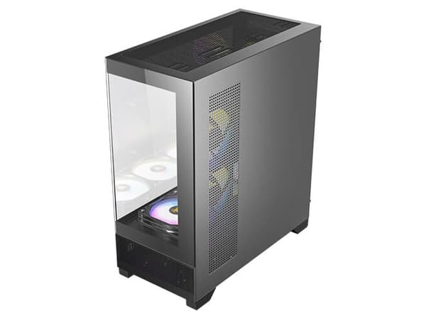 Antec CX700 ARGB, Midi Tower, PC, Svart, ATX, ITX, micro ATX, Glas, Stål, 16 cm