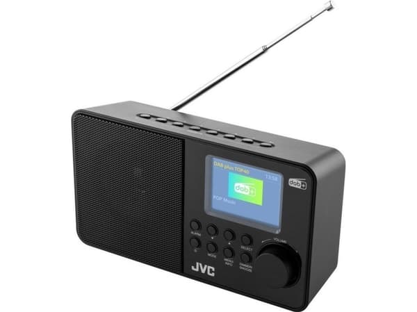 JVC DAB-radio RA-E611B-DAB musta