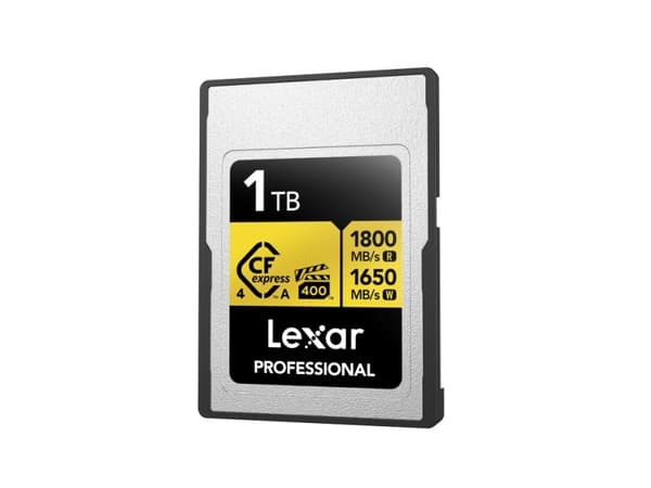 Lexar LCAGOLD001T- RNENG, 1 TB, CFexpress Type A, 1800 MB/s, 1650 MB/s, Fallsikker, Støvtett, Sjokkresistent, Vibrasjon sikker, Flerfarget