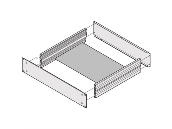 Płyta montażowa SCHROFF MultipacPRO, głębokość 150 mm