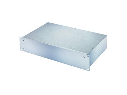 SCHROFF MultipacPRO 19, teräs, AlZn, sileä ylä- ja alapuoli, 2 HU, 280 mm