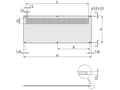 Miniatyrbilde 2 av 2: SCHROFF bakpanel, perforert, uskjermet, for RatiopacPRO og PropacPRO, 3 HU, 63 HK