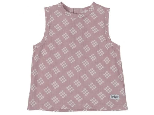 Forfremmelse! Lodger Tank Topper Tribe Muslin sommer baby tank top Rose 68 cm TP 107_68
