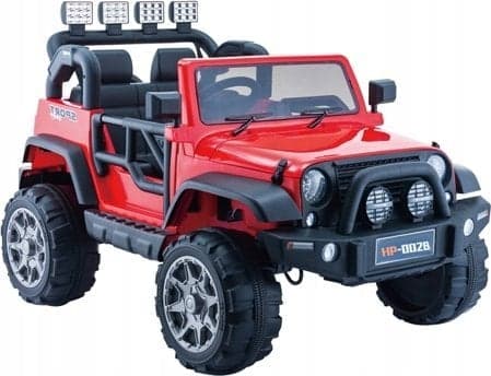 Lean Cars Auto na Batteri Jeep HP012 Rød