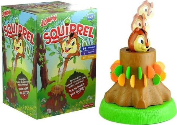 LeanToys Pop Up Squirrel Game