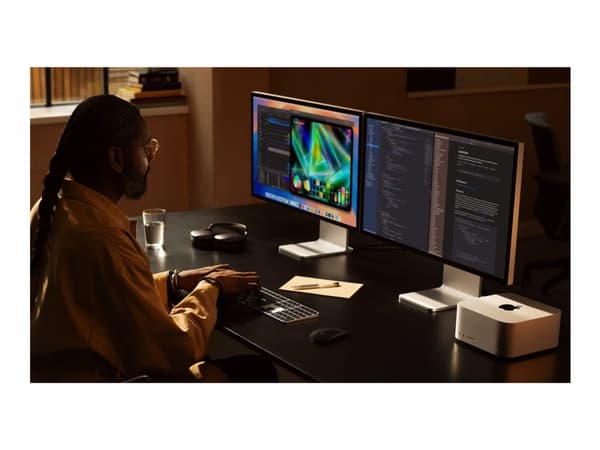 Apple Mac Studio - USFF M3 Ultra upp till - RAM 96 GB - SSD 1 TB - M3 Ultra 60-core - Gigabit Ethernet, 10 Gigabit Ethernet, 5 Gigabit Ethernet, 2.5
