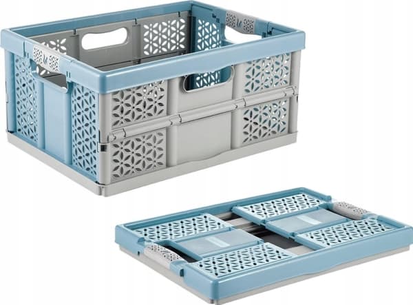 keeeper professional foldeboks "lea", 32 liter, nordisk blå, lastekapasitet: 30 kg, myke håndtak, materiale: PP/TPE, - 1 stk (1029668000000)