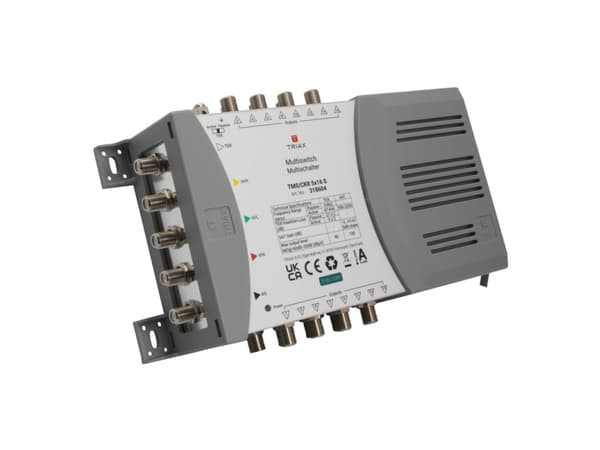Triax 318604, 5 innganger, 16 utganger, 950 - 2200 MHz, 47 - 694 MHz, 1.0, 2.0, 180 - 264 V