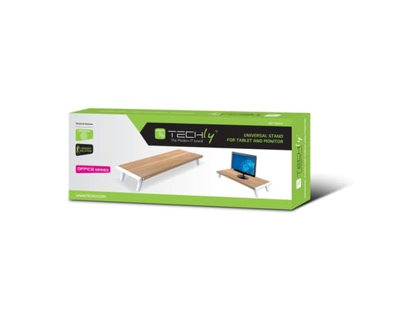 Techly ICA-MS 389, Fristående, Vit, Trä