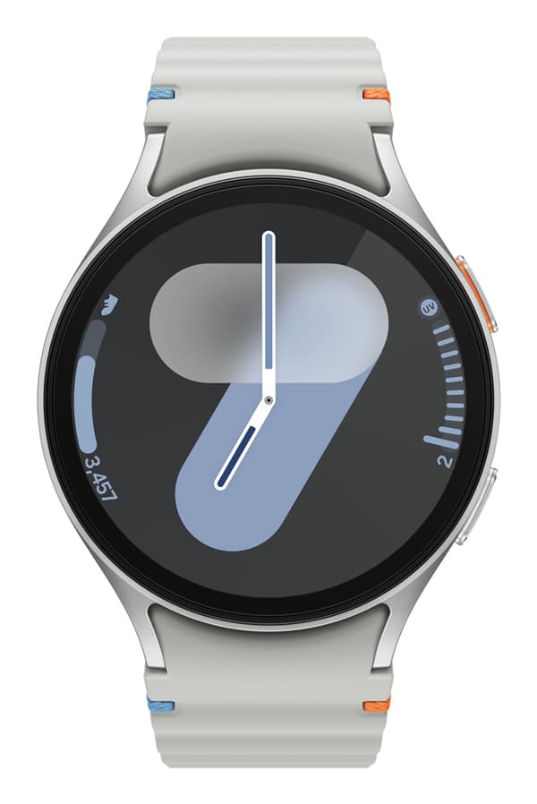 Samsung Galaxy Watch7 3,81 cm (1.5") AMOLED 44 mm Digital 480 x 480 pixlar Pekskärm 4G Silver Wi-Fi GPS