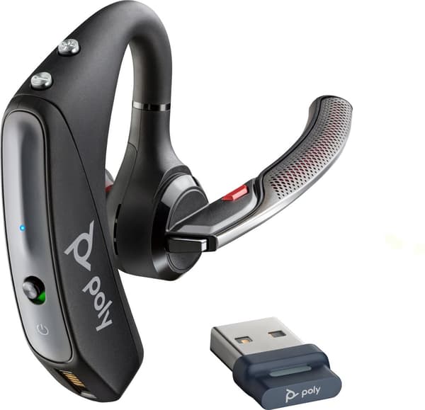 POLY Voyager 5200 UC USB-A Headset + BT600-dongel TAA
