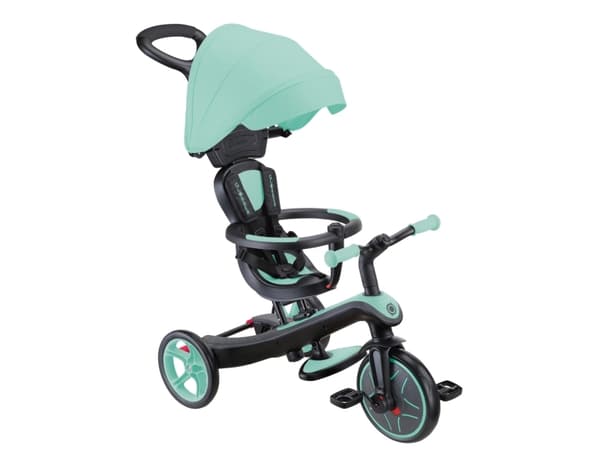 Globber Explorer Trike 4in1, Pojke/flicka, Framhjulsdriven, Upprätt, Barn, Fasta hjul, Grön
