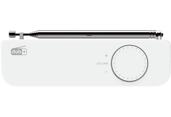 KENWOOD CR-M33DAB Kannettava DAB+-radio, Bluetooth, integroitu ladattava akku valkoinen