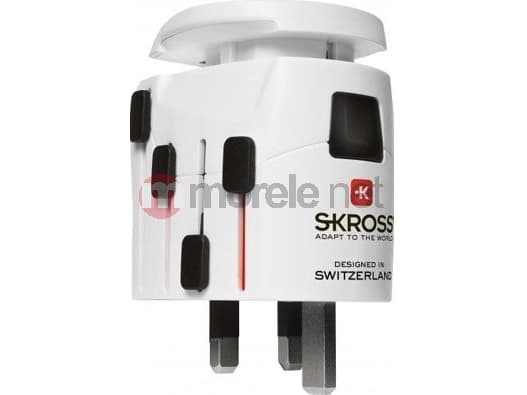 Skross PRO, Universal, Universal, 100-250 V, 6,3 A, Svart, Hvit, 1575 W