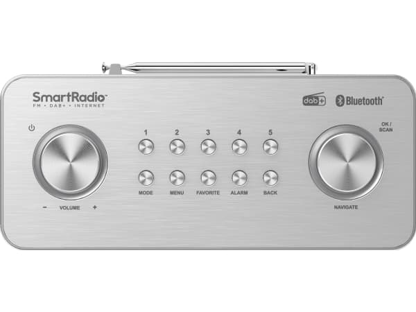 Kenwood CR-ST100S-S, Internet, Digital, DAB+, FM, 87,5 - 108 MHz, 174.928 ~ 239.200 MHz, PTY