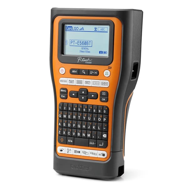 Brother PT-E560BTSP etikettskrivare Termal transfer 180 x 180 DPI 30 mm/sek Kabel & Trådlös HSE/TZe Bluetooth QWERTZ