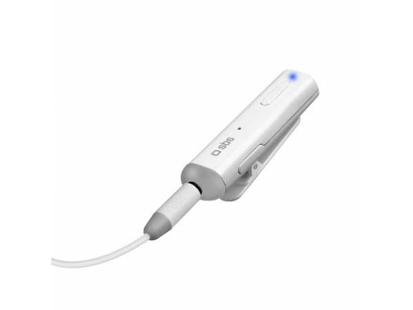 SBS TEBTRECEIVERW, 10 m, Hvit, Batteri, Lithium Polymer (LiPo), 100 timer, 2 timer