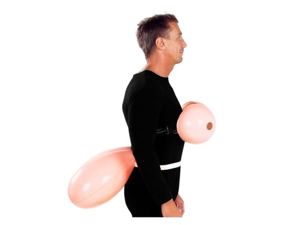 Oppustelige bryster og baller