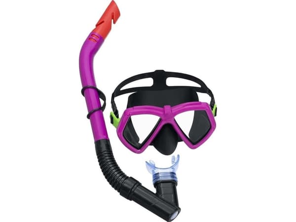 Dykkersett Maske med Snorkel Rosa 24070 EDUKAMP