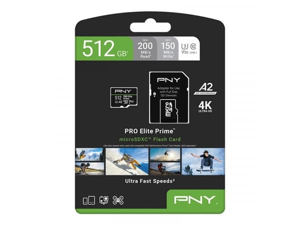 Memory card microSDXC Elite Prime 512GB + adapter SD