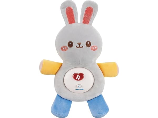 Woopie WOOPIE BABY Interaktiv plysj kosete for babyer Lys lyd Bunny Sleeper Blå