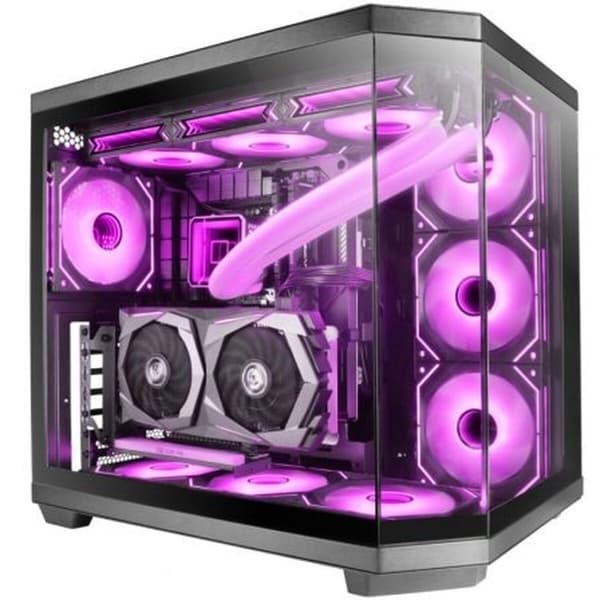 ATX Semitorn Mars Gaming MC3TCORE Svart Svart