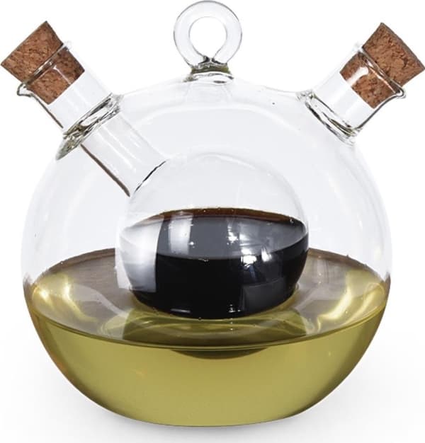 Bigbuy Cooking Olivenoljedispenserflaske, balsamicoeddik 2-i-1, for olivenolje og eddik