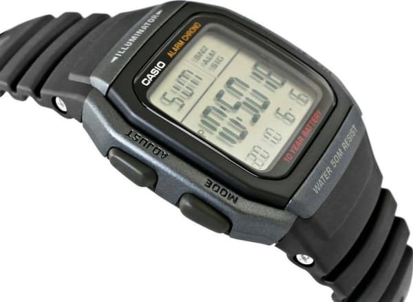 Casio Klokke Casio Klokke Selv om CASIO W-96H-1BVDF Unisex