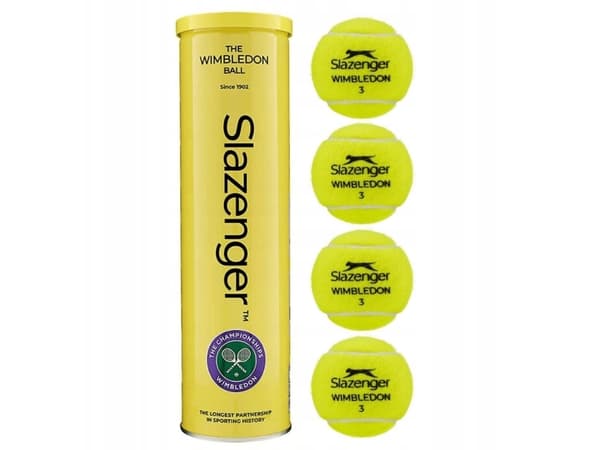 Tennisballer SLAZENGER WIMBLEDON 4-tin