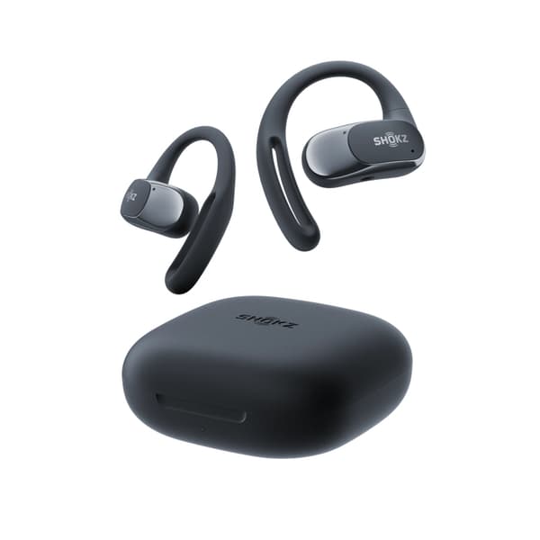 SHOKZ OpenFit Air Headset Trådlös Öronkrok Samtal/musik/sport/vardag Bluetooth Svart