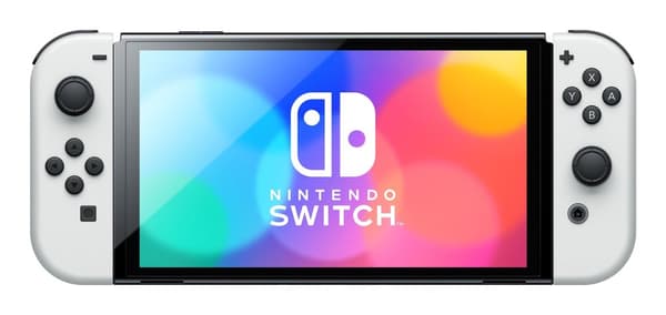 Nintendo Switch OLED + Mario Kart 8 Deluxe + Switch Online 12 Months bärbara spelkonsoller 17,8 cm (7") 64 GB Pekskärm Wi-Fi Vit