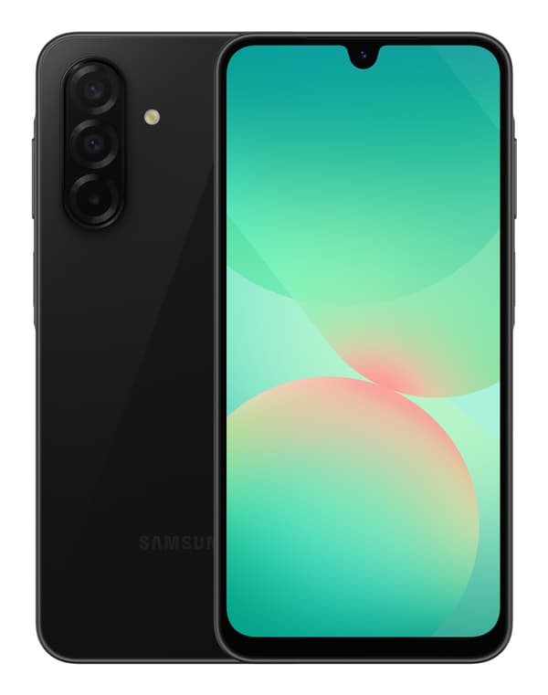 Samsung Galaxy A26 17 cm (6.7") Dubbla SIM-kort Android 15 5G USB Type-C 6 GB 128 GB 5000 mAh Svart Svart Samsung Galaxy A26 17 cm (6.7") Dubbla SIM-kort Android 15 5G USB Type-C 6 GB 128 GB 5000 mAh Svart Svart
