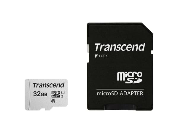 Transcend Premium 300S MicroSDHC-kort 32 GB Klass 10, UHS-I, UHS Klass 1 inkl. SD-adapter